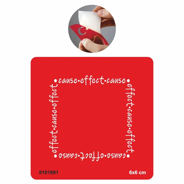 Neden-Sonuç-Neden  Tattoo Geçici Dövme Şablonları Kına Kalıpları ürün görseli 1