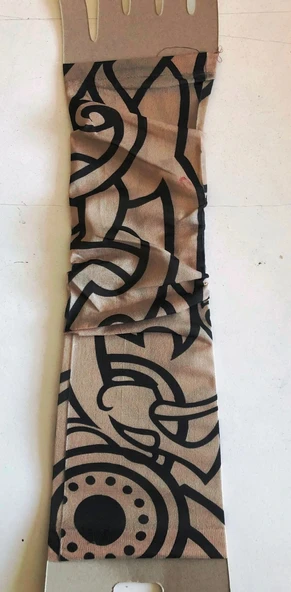 Çift Kol Giyilebilir Dövme Tribalci Desenler Tattoo Sleeve - 2