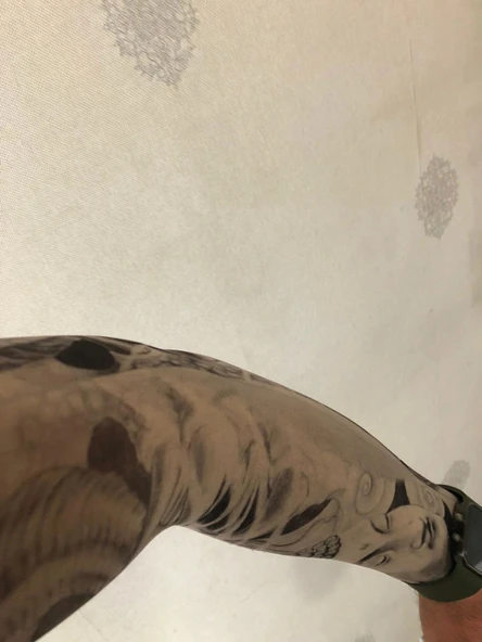 Giyilebilir Dövme Yüz Dövmesi Çift Kol ürün görseli 1