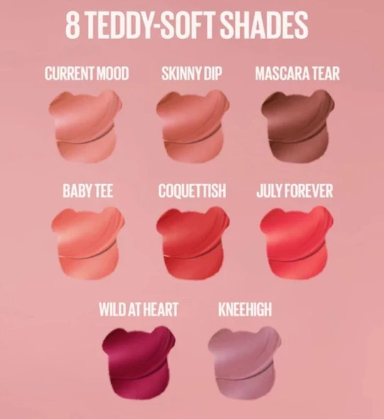Maybelline New York Super Stay Teddy Tint Uzun Süre Kalıcı Likit Mat Tint 55 Knee High - 3