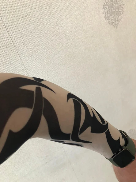 Giyilebilir Dövme Tribal Dövme Çift Kol - 6