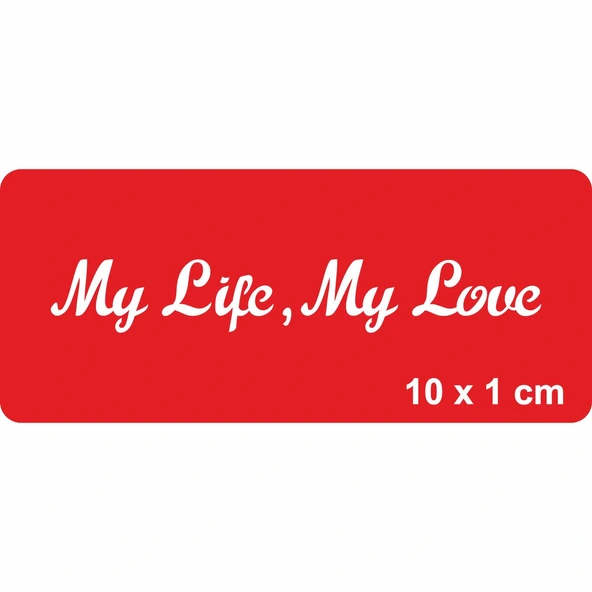 Benim Hayatım,Benim Aşkım! Tattoo Geçici Dövme Şablonları Kına Kalıpları ürün görseli 1