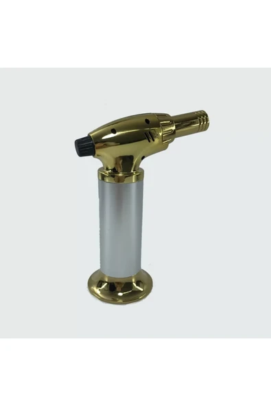 AlsepeteAvm Metal Turbo Masa Tipi Pürmüz Alev Çakmak