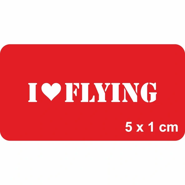 Uçmayı Seviyorum Tattoo Geçici Dövme Şablonları Kına Kalıpları ürün görseli 1