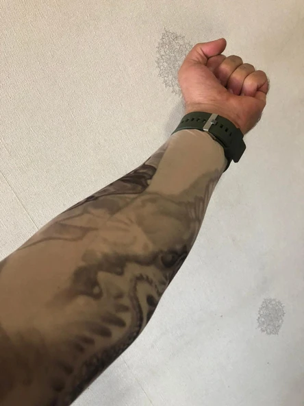 Giyilebilir Çorap Dövme Fırtına Dövmesi Çift Kol ürün görseli 1