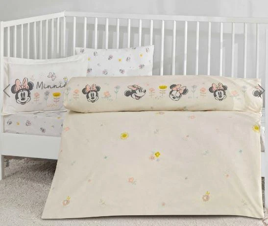 Taç Lisanslı Disney Minnie Mouse Dream Baby Pamuk Bebek Nevresim Takımı ürün görseli