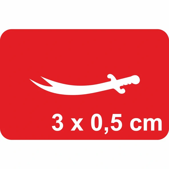 Zülfikar-3 Tattoo Geçici Dövme Şablonları Kına Kalıpları ürün görseli 1