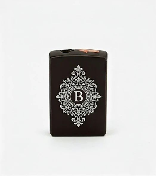 B Harfli Detaylı Kişiye Özel Harf Baskılı Gazlı Çakmak ürün görseli 1