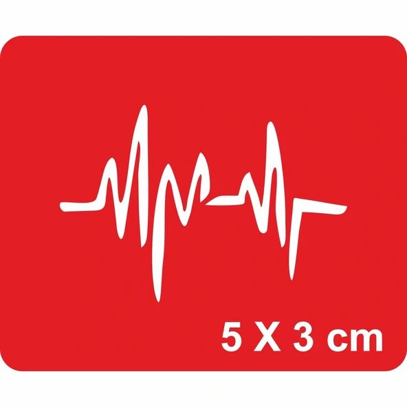 Kalp Atışı Nabız Tattoo Geçici Dövme Şablonları Kına Kalıpları ürün görseli 1