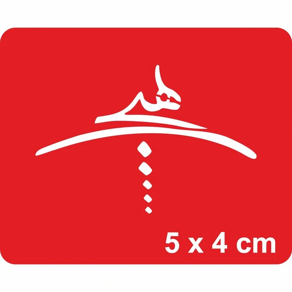 Nihilizm Felsefesi Hiçlik Sembolü Tattoo Geçici Dövme Şablonları Kına Kalıpları ürün görseli 1