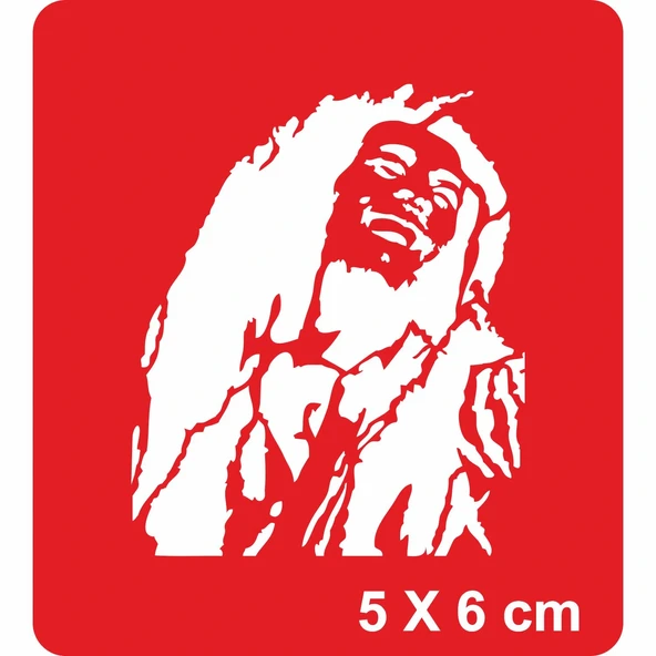 Reggae Efanesi Bob Marley Tattoo Geçici Dövme Şablonları Kına Kalıpları ürün görseli 1