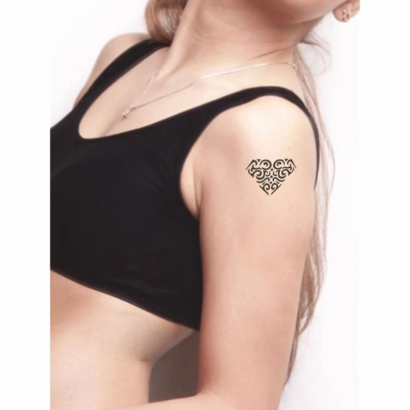 Elmas-3 Tattoo Geçici Dövme Şablonları Kına Kalıpları - Resim 2