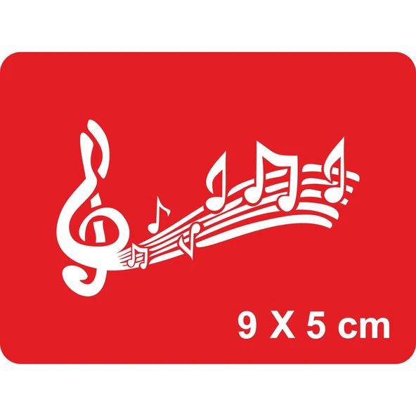 Sol anahtarı nota  Tattoo Geçici Dövme Şablonları Kına Kalıpları ürün görseli 1