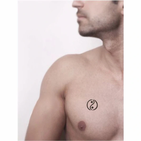 Her Kötülükte Bir İyilik Tattoo Geçici Dövme Şablonları Kına Kalıpları - Resim 2