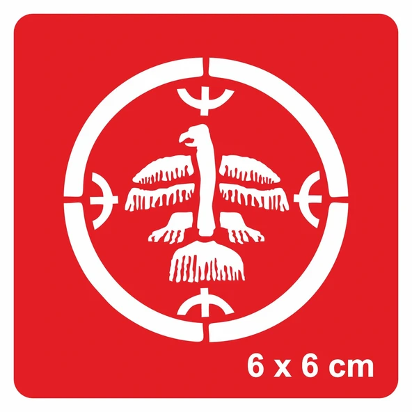 Şaman Davulu Tattoo Geçici Dövme Şablonları Kına Kalıpları ürün görseli 1