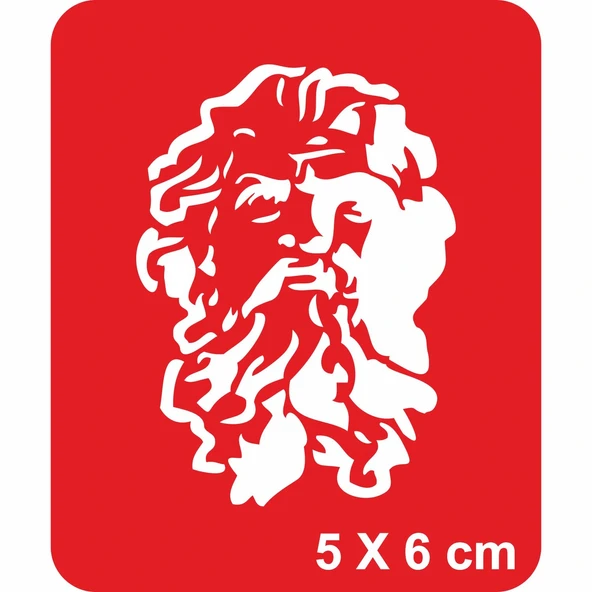 Filozof Sokrates Tattoo Geçici Dövme Şablonları Kına Kalıpları ürün görseli 1