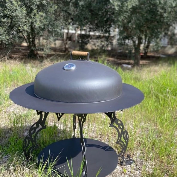 Fumolio MAUNA Odunluklu Ateş Çukuru, Bahçe Şöminesi ve Barbekü Seti - Resim 3