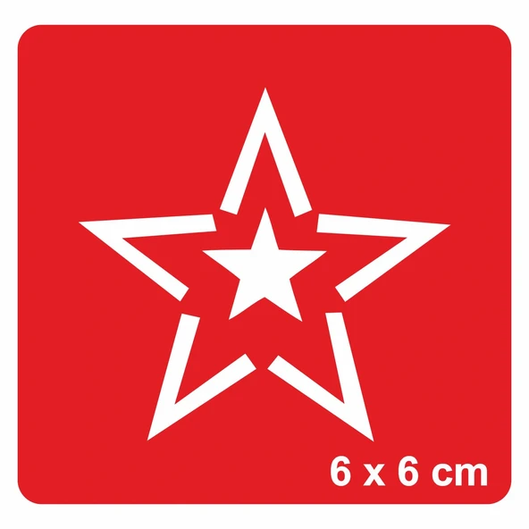 Kutup Yıldızı Tattoo Geçici Dövme Şablonları Kına Kalıpları ürün görseli 1