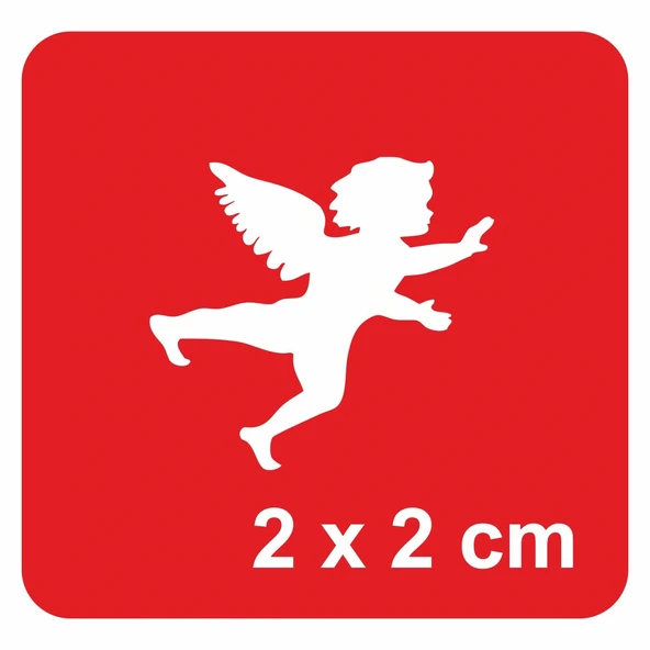 Minik Melek-2 Tattoo Geçici Dövme Şablonları Kına Kalıpları