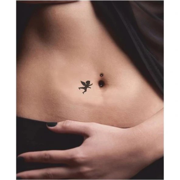 Minik Melek-2 Tattoo Geçici Dövme Şablonları Kına Kalıpları - 2