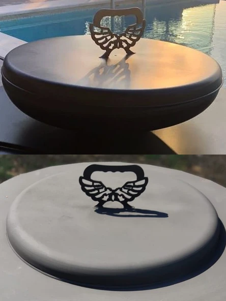 Ateş Çukuru Masa Kapağı, Çok Amaçlı, Dekoratif Kapak - 3