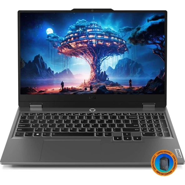 Loq 83JC000UTR08 Ryzen7 7435HS 32GB 512SSD+1TBSSD RTX4060 15.6" Fhd Freedos Taşınabilir Bilgisayar-CNT009 - Resim 2