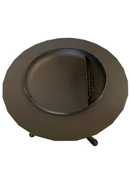 Basınç Göstergeli BBQ Kiti, Tütsü Hazneli Kapak & 60 cm Izgara - Resim 5