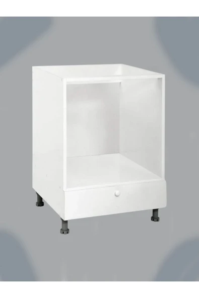 Ankastre Mutfak Dolabı, Ankastre Modül Dolap, Fırın Ocak Dolabı - Beyaz - 2