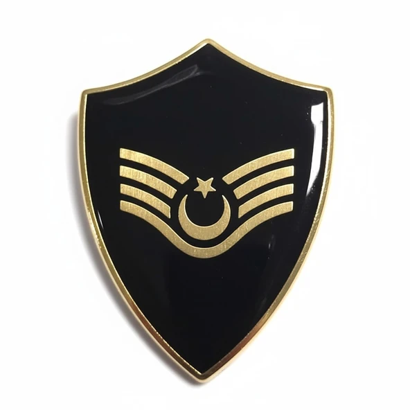 Minyatür Rütbe Astsubay Sağlık Sınıfı - Astsubay Üsçavuş (Siyah Zemin JANDARMA) ürün görseli