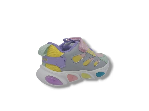 Vicco Lamb Bebek Kız Çocuk Pembe Işıklı Spor Ayakkabı - 5