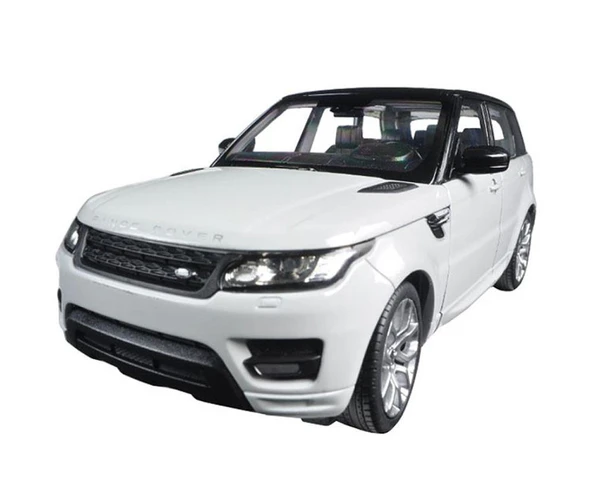 Oyuncak Metal Model Araba 1/36 Çek Bırak Beyaz Range Rover Sport - Resim 4