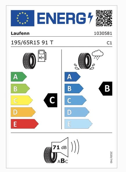 Laufenn 195/65R15 91T G Fit Eq+ Lk41 C-B-71 Yaz Oto Lastiği (Üretim Yılı: 2024) - Resim 2