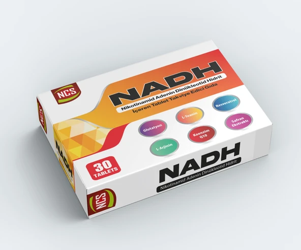 Nadh Safran Koenzim Q10 Glutatyon Teanin L-Arjinin Resveratrol 30 Tablet L-Sitrulin D-Riboz - Resim 6