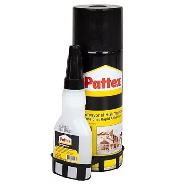 Pattex 2K Aktivatörlü Hızlı Japon Yapıştırıcı 200 ml+50 gr MDF