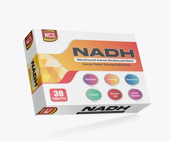 Nadh Safran Koenzim Q10 Glutatyon Teanin L-Arjinin Resveratrol 30 Tablet L-Sitrulin D-Riboz - Resim 5