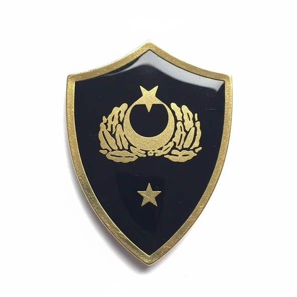 Minyatür Rütbe Subay Sağlık Sınıfı - Binbaşı Rütbe (Siyah Zemin JANDARMA) ürün görseli