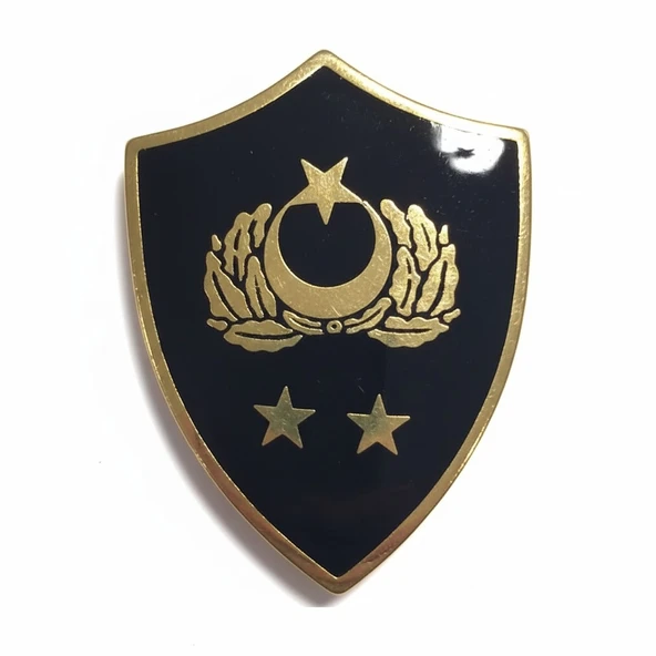 Minyatür Rütbe Subay Sağlık Sınıfı - Yarbay Rütbe (Siyah Zemin JANDARMA) ürün görseli