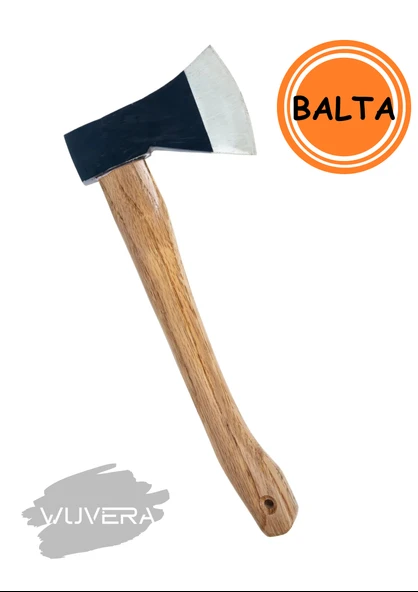 Wuvera Ahşap Saplı Balta – Güçlü, Dengeli ve Ergonomik Kesim Aracı ürün görseli 1