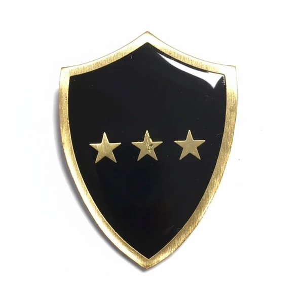 Minyatür Rütbe Subay Sağlık Sınıfı - Yüzbaşıı Rütbe (Siyah Zemin JANDARMA) ürün görseli