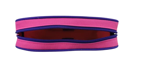 Kuromi Pembe Versatil Kalem, Silgi ve Kelebek Kabartmalı Kalem Çantası Seti  (Üçlü Set) - 5