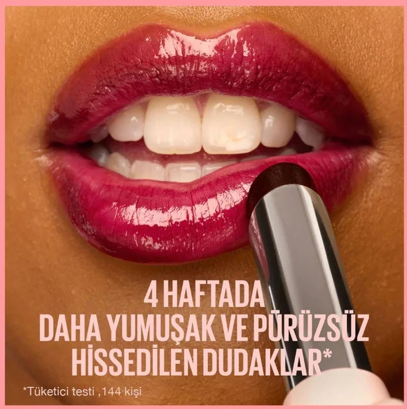 Maybelline New York Lifter Glaze Shea Yağı ve Hyalüronik Asit içeren Renkli Dudak Balmı - 04 Cherry Swirl - 5