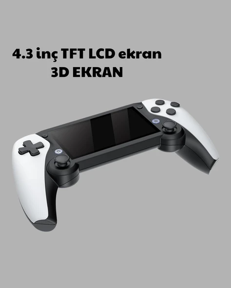 Tüm Klasik Oyunları Destekleyen 64GB Taşınabilir Konsol - 2
