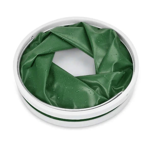 Protackle Katlanabilir Araç Yıkama Kovası 9 lt Haki - 4