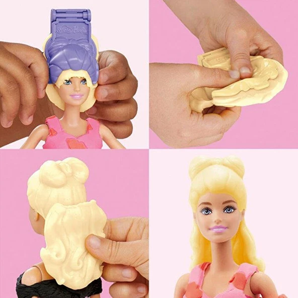 G1356 Play-Doh Barbie Designer Fashion Show - Tasarım Moda Show +3 yaş - Resim 3