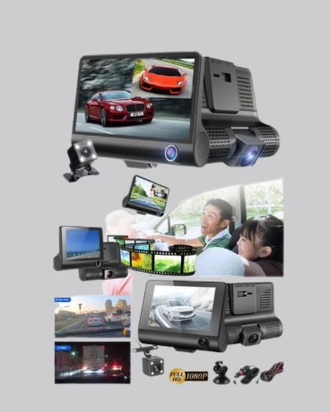 3 Kameralı Araç DVR - 2