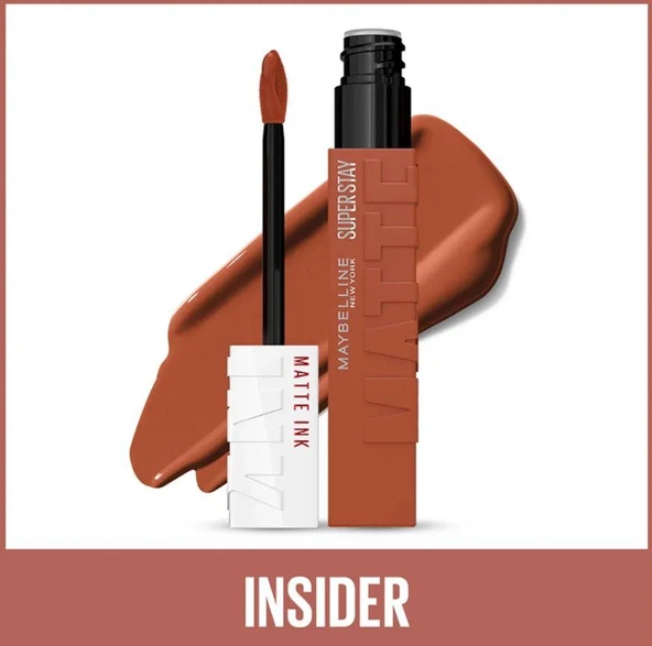 Maybelline New York Super Stay Matte Ink Likit Mat Ruj - 500 Insider - 2