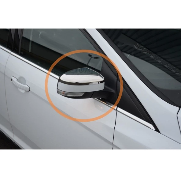 Ayna Kapağı Abs Krom 2 Parça Focus-2 Facelift SD 2008 Ve Sonrası Modeller İçin - Resim 2