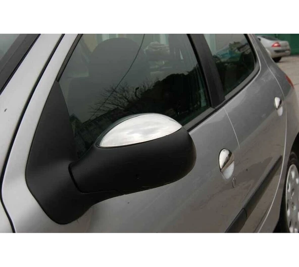 Ayna Kapağı Krom 2 Parça 206 HB 1998-2012 Arası Modeller İçin - Resim 3
