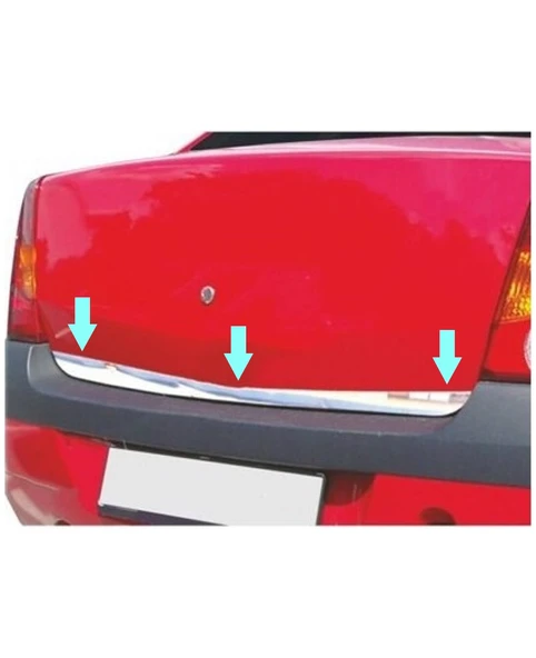 Bagaj Alt Çıta Krom Logan Facelift SD 2008-2013 Arası Modeller İçin - Resim 2