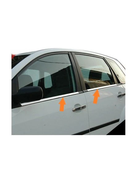 Cam Çıtaları Krom 4 Parça Fiesta-5 HB 5D 2002-2009 Arası Modeller İçin - Resim 2